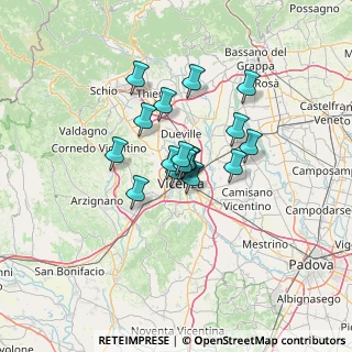 Mappa Via Giovanni Prati, 36100 Vicenza VI, Italia (8.58176)