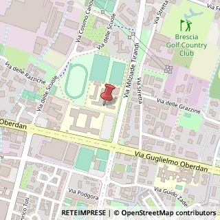 Mappa Via Milziade Tirandi, 3, 25128 Brescia, Brescia (Lombardia)