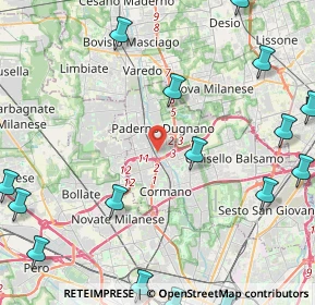 Mappa Via Eugenio Curiel, 20037 Paderno Dugnano MI, Italia (6.53706)