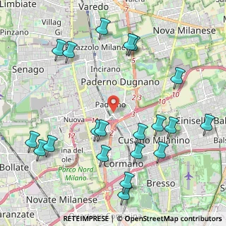 Mappa Via Eugenio Curiel, 20037 Paderno Dugnano MI, Italia (2.521)