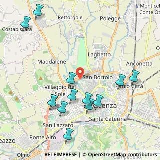 Mappa Viale Arturo Ferrarin, 36100 Vicenza VI, Italia (2.35231)