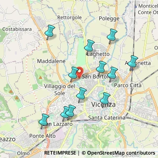 Mappa Viale Arturo Ferrarin, 36100 Vicenza VI, Italia (2.0125)