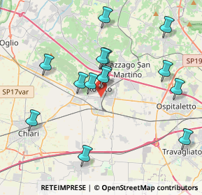 Mappa Via XXV Aprile, 25038 Rovato BS, Italia (3.89857)