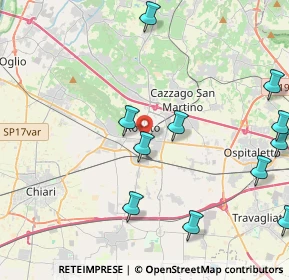 Mappa Via XXV Aprile, 25038 Rovato BS, Italia (5.43917)