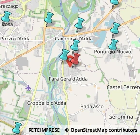 Mappa Via dei Crederi, 24045 Fara Gera d'Adda BG, Italia (2.60636)