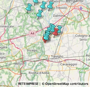 Mappa Via dei Crederi, 24045 Fara Gera d'Adda BG, Italia (7.10267)