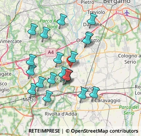 Mappa Via dei Crederi, 24045 Fara Gera d'Adda BG, Italia (7.007)