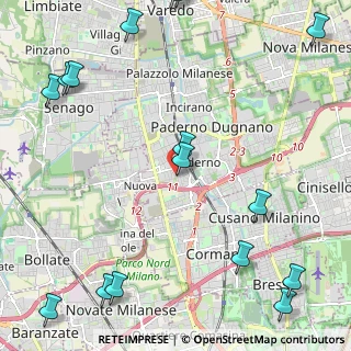 Mappa Via Marzabotto, 20037 Paderno Dugnano MI, Italia (3.27063)