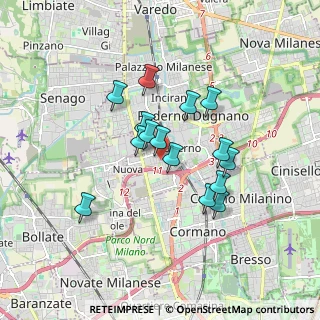 Mappa Via Marzabotto, 20037 Paderno Dugnano MI, Italia (1.38533)