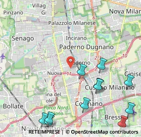 Mappa Via Fiume, 20037 Paderno Dugnano MI, Italia (2.85)