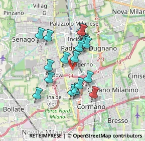 Mappa Via Fiume, 20037 Paderno Dugnano MI, Italia (1.45647)