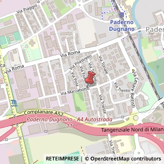 Mappa Via Marzabotto,  15, 20037 Paderno Dugnano, Milano (Lombardia)