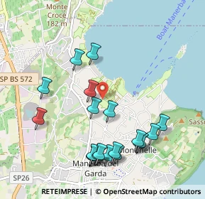 Mappa Via dell'Edera, 25080 Manerba del Garda BS, Italia (1.0755)
