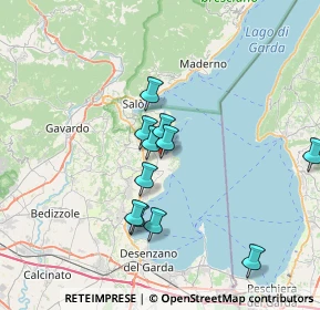 Mappa Via dell'Edera, 25080 Manerba del Garda BS, Italia (6.15727)