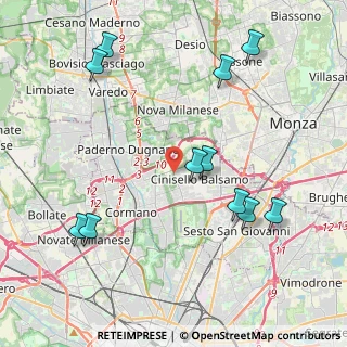 Mappa Via Privata Caio Valerio Catullo, 20092 Cinisello Balsamo MI, Italia (4.68545)