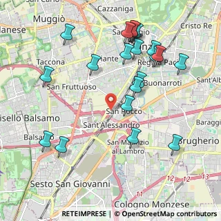 Mappa Via Asiago, 20052 Monza MB, Italia (2.2715)