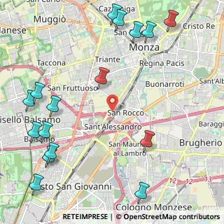 Mappa Via Asiago, 20052 Monza MB, Italia (3.00875)