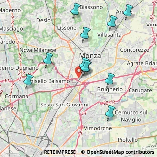 Mappa Via Asiago, 20052 Monza MB, Italia (4.11091)