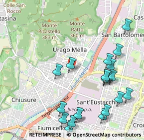Mappa Via Giovanni Battista Zuaboni, 25127 Brescia BS, Italia (1.249)