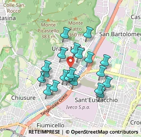 Mappa Via Giovanni Battista Zuaboni, 25127 Brescia BS, Italia (0.726)