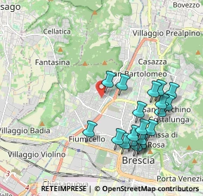 Mappa Via Giovanni Battista Zuaboni, 25127 Brescia BS, Italia (2.0785)