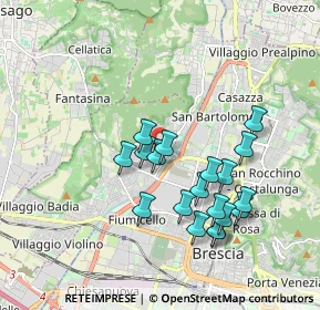 Mappa Via Giovanni Battista Zuaboni, 25127 Brescia BS, Italia (1.71263)