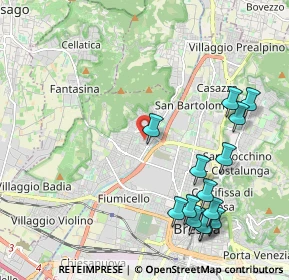 Mappa Via Giovanni Battista Zuaboni, 25127 Brescia BS, Italia (2.44071)