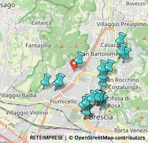 Mappa Via Giovanni Battista Zuaboni, 25127 Brescia BS, Italia (1.96)