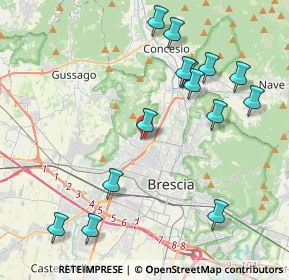 Mappa Via Giovanni Battista Zuaboni, 25127 Brescia BS, Italia (4.51714)