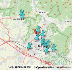 Mappa Via Giovanni Battista Zuaboni, 25127 Brescia BS, Italia (3.24091)