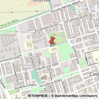 Mappa Via Francesco Guardi,  50, 20092 Cinisello Balsamo, Milano (Lombardia)