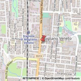 Mappa Via Costante Gris, 3, 31021 Mogliano Veneto, Treviso (Veneto)