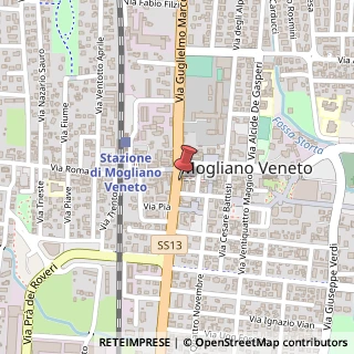 Mappa Via Costante Gris, 3, 31021 Mogliano Veneto, Treviso (Veneto)