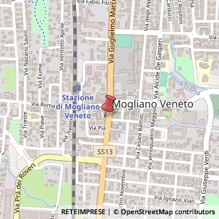 Mappa Piazza Duca D'Aosta, 27, 31021 Mogliano Veneto, Treviso (Veneto)