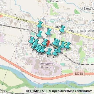 Mappa Via Barazzetto, 13856 Vigliano Biellese BI, Italia (0.287)