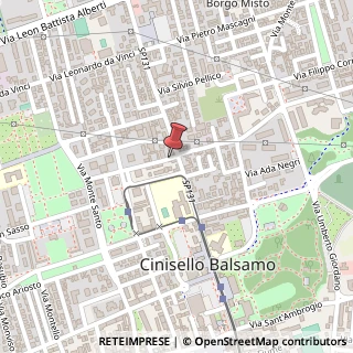 Mappa Via Appiani Andrea, 2B, 20092 Cinisello Balsamo, Milano (Lombardia)