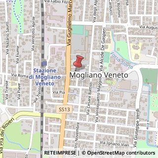 Mappa Via Don G. Bosco, 21, 31021 Mogliano Veneto, Treviso (Veneto)