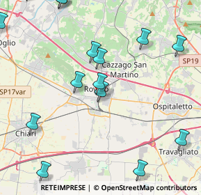 Mappa Via 25 Aprile, 25038 Rovato BS, Italia (5.95111)