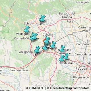 Mappa Via Ugo Capitanio, 36100 Vicenza VI, Italia (11.09533)