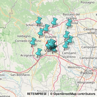 Mappa Via Ugo Capitanio, 36100 Vicenza VI, Italia (8.70118)