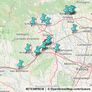 Mappa Via Ugo Capitanio, 36100 Vicenza VI, Italia (15.83824)