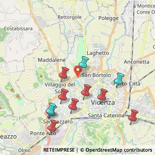 Mappa Via Ugo Capitanio, 36100 Vicenza VI, Italia (2.14909)
