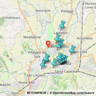 Mappa Via Ugo Capitanio, 36100 Vicenza VI, Italia (1.64267)