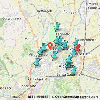 Mappa Via Ugo Capitanio, 36100 Vicenza VI, Italia (1.52842)