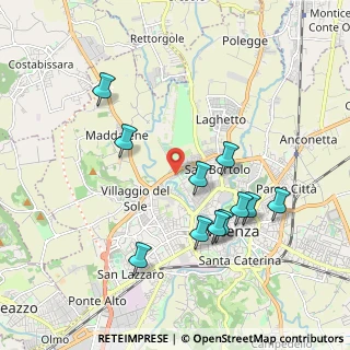Mappa Via Ugo Capitanio, 36100 Vicenza VI, Italia (1.90909)