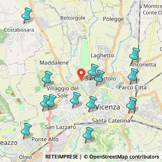 Mappa Via Ugo Capitanio, 36100 Vicenza VI, Italia (2.45923)
