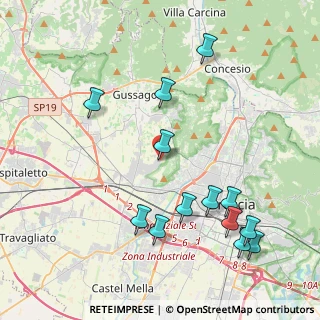 Mappa Via Industriale, 25060 Cellatica BS, Italia (4.61077)