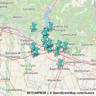 Mappa Via Monte Grappa, 25035 Ospitaletto BS, Italia (8.90533)