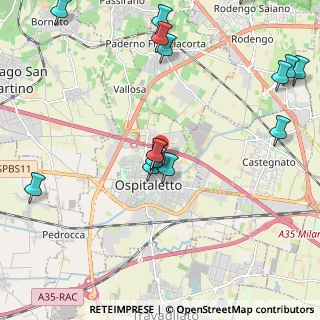 Mappa Via Monte Grappa, 25035 Ospitaletto BS, Italia (2.58067)