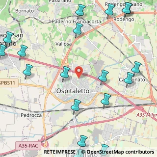 Mappa Via Monte Grappa, 25035 Ospitaletto BS, Italia (3.354)